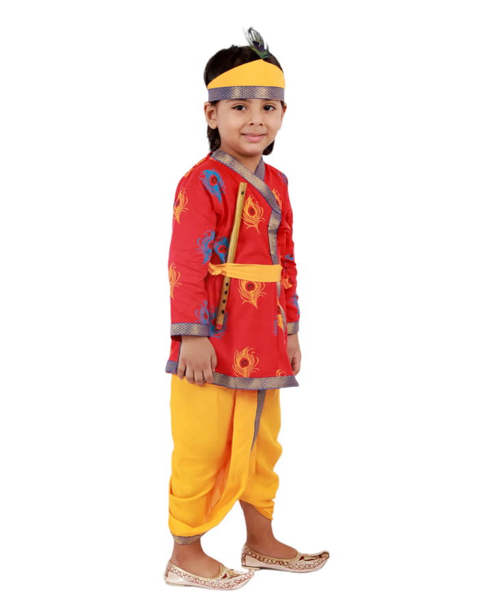 Krishna Costume for Kids in red